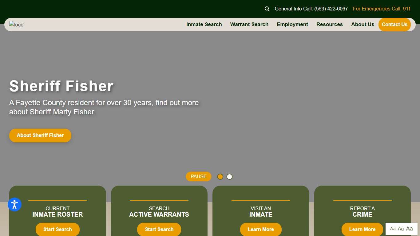 Serving Our Communities Fayette County Sheriff's Office